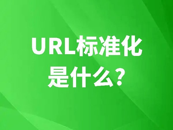 URL标准化是什么意思？